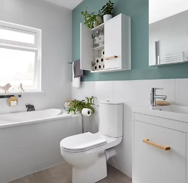 Peinture cuisine et salle de bains GoodHome vert Kilkenny satin 2,5L