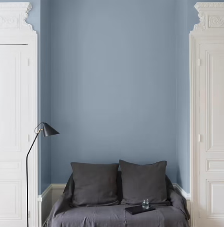 Peinture multisupport murs, plafonds et boiseries Velours de peinture bleu horizon Libéron 2,5L