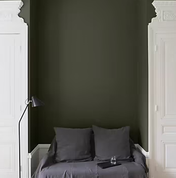 Peinture multisupport murs, plafonds et boiseries Velours de peinture vert kaki barda Libéron 2,5L