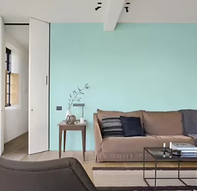 Peinture couleur murs et boiseries color resist Dulux Valentine bleu aqua mat 2,5L