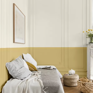 Laque acrylique Valénite Dulux Valentine jaune pampa satin 0,125L