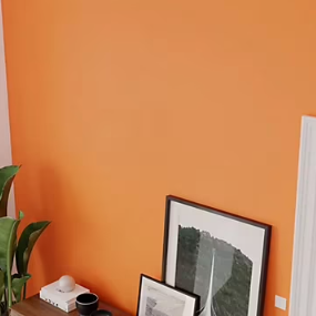 Peinture résistante murs, boiseries et métal GoodHome orange Valencia satin 0,75L