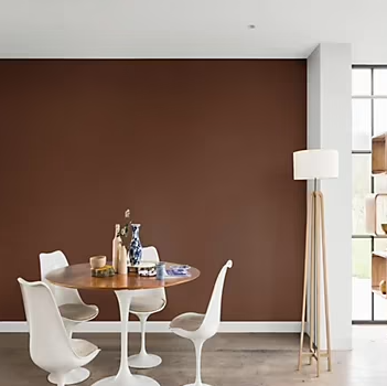 Peinture intérieure couleur Si Simple ! Dulux Valentine satin marron le Chocolat 2.5L