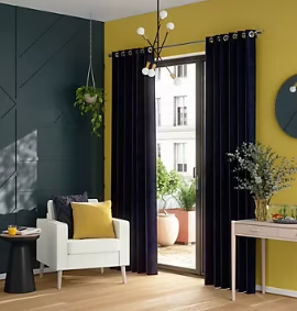 Peinture intérieure couleur murs, boiseries et radiateurs GoodHome Vence mat bleu 2,5L