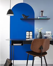 Peinture murs et boiseries Tollens bleu iceberg satin 2,5L