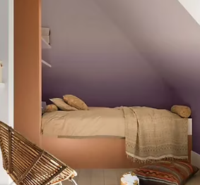Peinture murs et boiseries Couture de Dulux Valentine effet métallisé fil de cuivre 1L