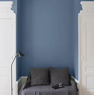 Peinture multisupport murs, plafonds et boiseries Velours de peinture bleu de nîmes Libéron 2,5L