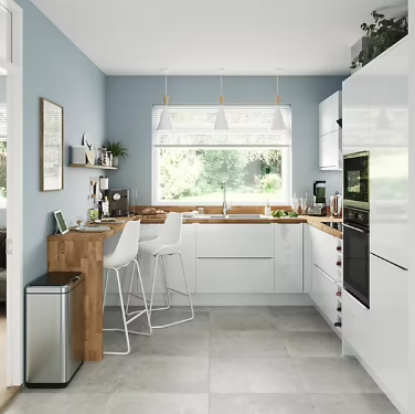 Peinture cuisine et salle de bains GoodHome gris Brooklyn satin 50ml