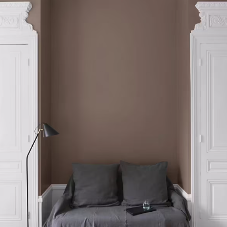 Peinture multisupport murs, plafonds et boiseries Velours de peinture marron brun puce royale Libéron 2,5L