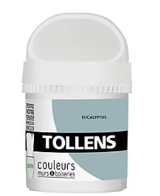Testeur peinture murs et boiseries Tollens eucalyptus satin 50ml