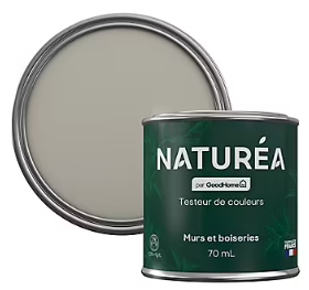 Peinture testeur de couleur Naturéa par GoodHome ecorce de bouleau velours 70 ml