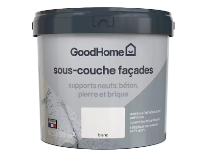 Sous-couche façade GoodHome blanc 5L