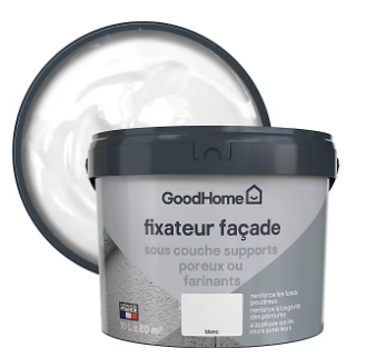 Sous-couche fixateur façade GoodHome blanc 10L