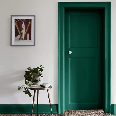 Laque Valénite Dulux Valentine Acrylique satin vert basque 2L
