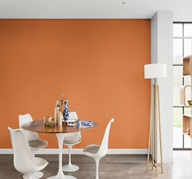 Peinture intérieure couleur Si Simple ! Dulux Valentine satin orange l'ocre 2.5L