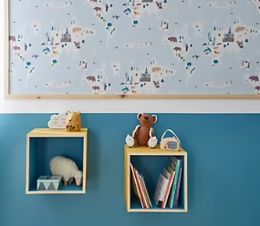 Peinture intérieure couleur murs, boiseries et radiateurs GoodHome Nice mat bleu 2,5L
