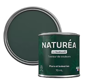 Peinture testeur de couleur Naturéa par GoodHome épicéa velours 70 ml