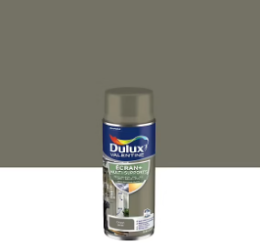 Peinture extérieure aérosol e multi-supports Ecran+ Dulux Valentine satin origan 400ml