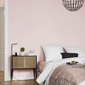 Peinture intérieure couleur murs et boiseries GoodHome Kyoto rose satin satin 2,5L