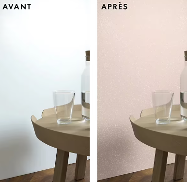 Peinture pailletée murs, plafonds et boiseries Moonlight Maison Déco rose cassiopée 2L