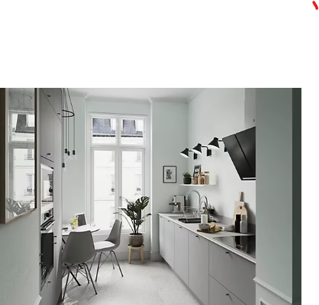 Peinture cuisine et salle de bains GoodHome gris Hempstead satin 50ml