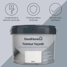Sous-couche fixateur façade GoodHome blanc 2,5L
