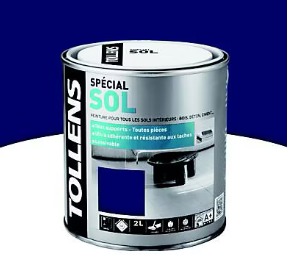 Peinture sol intérieur Tollens genévrier 2,5L