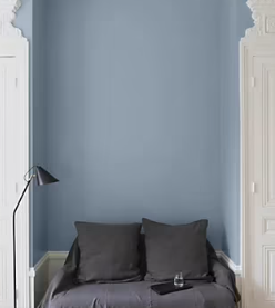 Peinture multisupport murs, plafonds et boiseries Velours de peinture bleu horizon Libéron 0,5L