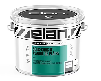 Sous-couche plaque de plâtre Elan blanc 10L