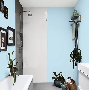 Testeur de peinture Color Resist salle de bains Dulux Valentine satin bleu tendre 30ml
