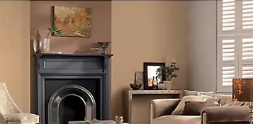 Peinture Crème De Couleur Dulux Valentine satin marron glacé 2,5L + 20% gratuit