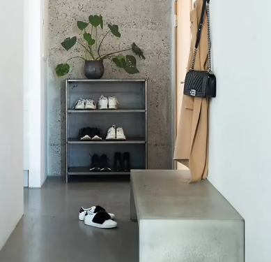 Enduit décoratif Le béton intérieur, extérieur Maison déco gris magma 5kg