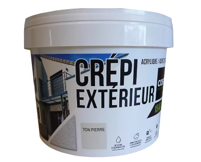 Crépi extérieur façade CDéco ton pierre 15 KG