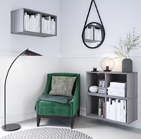 Peinture résistante murs, boiseries et métal GoodHome blanc North Pole satin 0,75L