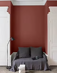 Peinture murs, plafonds et boiseries Velours de peinture orange brique provencale Libéron 0,5L