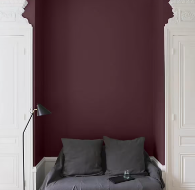 Peinture multisupport murs, plafonds et boiseries Velours de peinture rouge coq au vin Libéron 2,5L