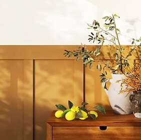 Peinture murs et boiseries Naturéa par GoodHome miel velours 2L