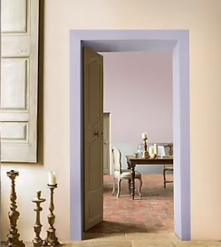 Peinture murs et boiseries Couture de Dulux Valentine satin velours nude pêche 2L