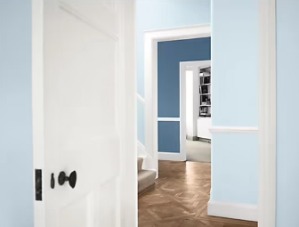 Peinture laque pour boiseries Valénite Dulux Valentine brillant blanc 2L