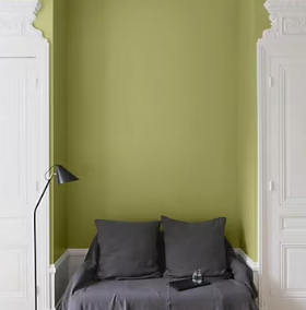 Peinture multisupport murs, plafonds et boiseries Velours de peinture vert reine-claude Libéron 0,5L