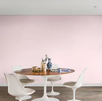 Peinture Crème De Couleur Dulux Valentine satin bouton de rose 2,5L