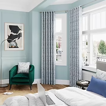 Peinture intérieure couleur murs, boiseries et radiateurs GoodHome Toulon satin bleu 2,5L