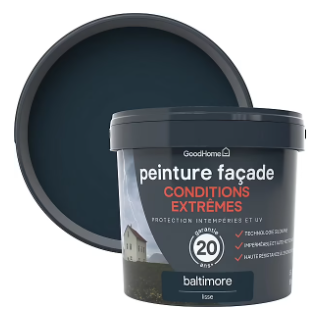 Peinture extérieure façade conditions extrêmes GoodHome baltimore 5L