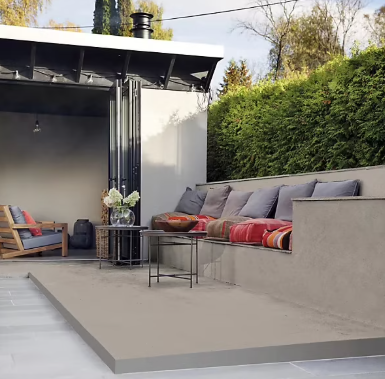 Enduit décoratif Le béton intérieur, extérieur Maison déco gris nickel 5kg