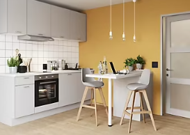 Testeur peinture résistante murs, boiseries et métal GoodHome jaune Chueca mat 50ml