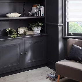 Peinture résistante murs, boiseries et métal GoodHome bleu Vence mat 0,75L