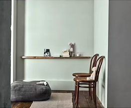 Peinture Valentine murs et boiseries Dulux Valentine vert douceur de l'aube velouté mat 0,5L