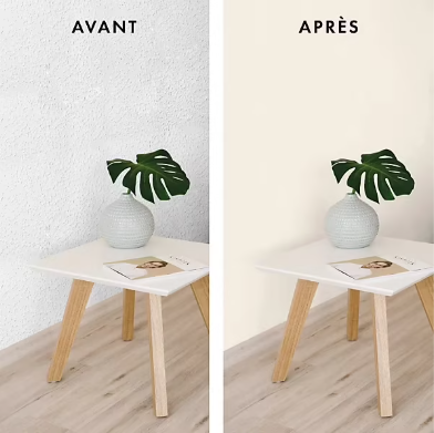 Enduit coloré de rénovation mat nuancé Maison Déco Reliss toile de lin 15kg