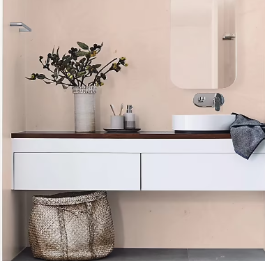 Enduit décoratif Maison Déco Tadelakt rose blush 5L