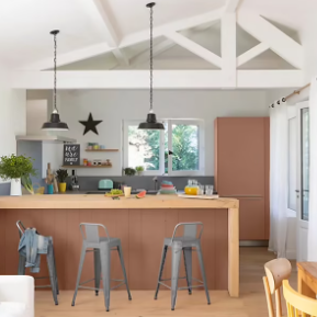Peinture de rénovation multi-supports V33 Easy Reno terracotta satin 2L